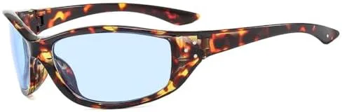 

Ретро-солнцезащитные очки конфетных цветов для женщин, модные заклепки, для активного отдыха, панк-стиль, модные солнцезащитные очки для мужчин MTZJH, Leopard Blue