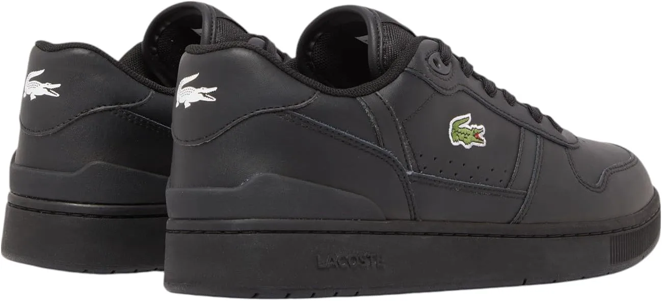 Кроссовки мужские Lacoste T-Clip Set Leather, черный — фото 2