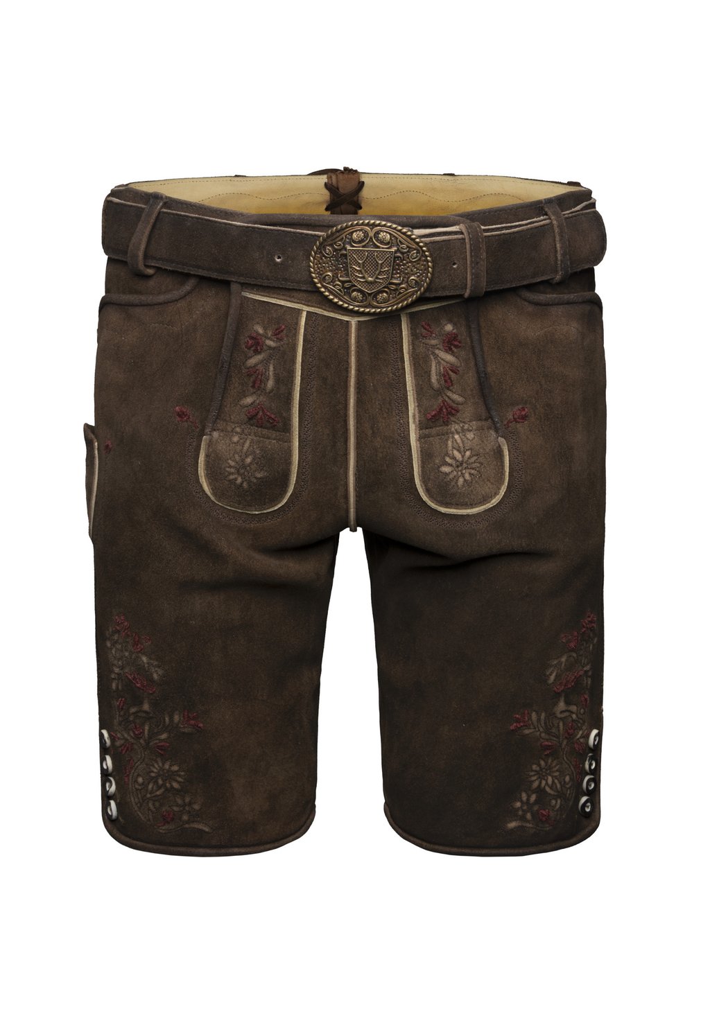

Шорты BEKLEIDUNG OLIVIER - Leather trousers Krüger Dirndl, темно-коричневый