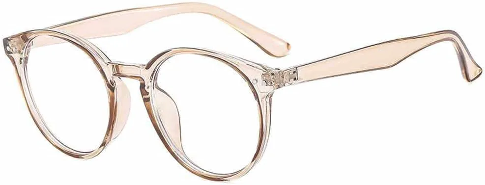 

Женские круглые солнцезащитные очки в стиле ретро, ​​овальные солнцезащитные очки в стиле ретро, ​​классические женские солнцезащитные очки KTUCN, Champagne Clear