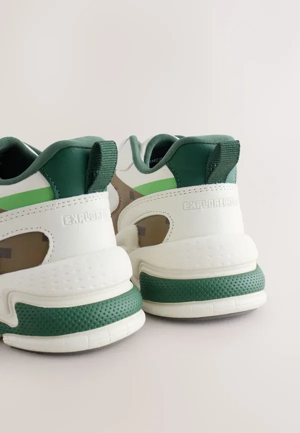 Кроссовки для скейтбординга Regular fit Minecraft elastic skate shoes Next, белый — фото 4