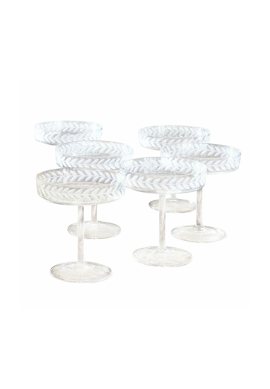 

Набор из 6 прозрачных бокалов для шампанского Macomb Loberon, klar