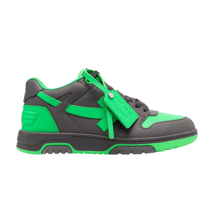 

Кроссовки Off-White Off-White Out of Office 'Black Green Fluo', серый
