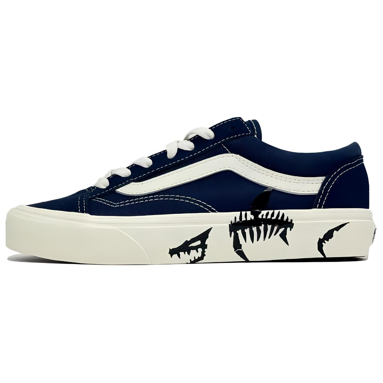 

Кроссовки Vans Style 36 Skateboarding Shoes Unisex Low-top Blue/white, темно-синий