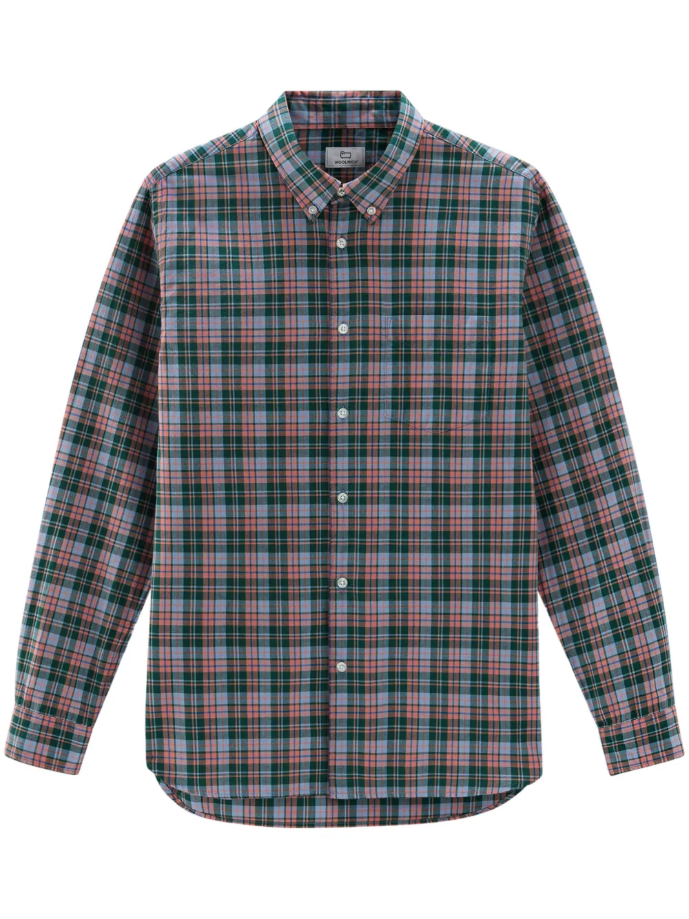 

Рубашка в клетку WOOLRICH, зеленый