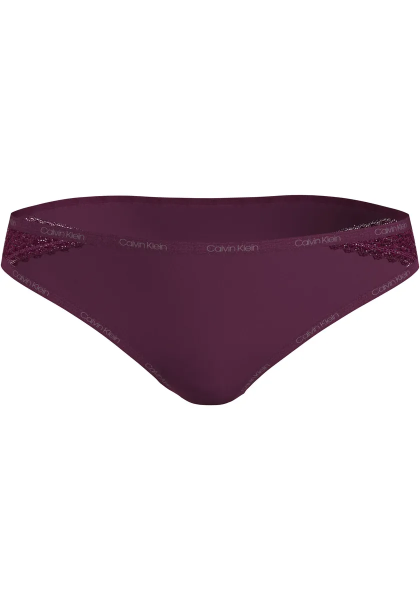 

Calvin Klein Underwear Бразильские трусы "БРАЗИЛЬСКИЕ", с кружевной вставкой, цвет Purple Potion
