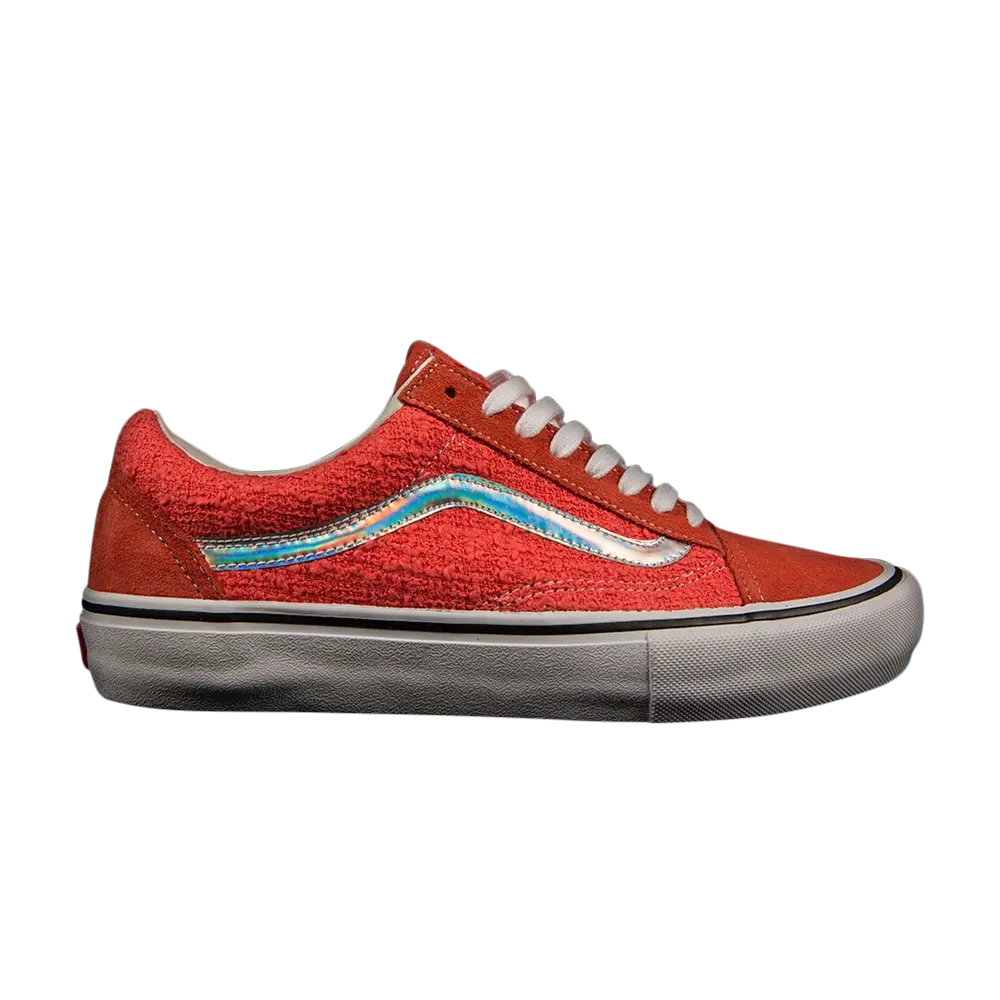 Кроссовки Supreme x Old Skool Pro Iridescent Vans, оранжевый