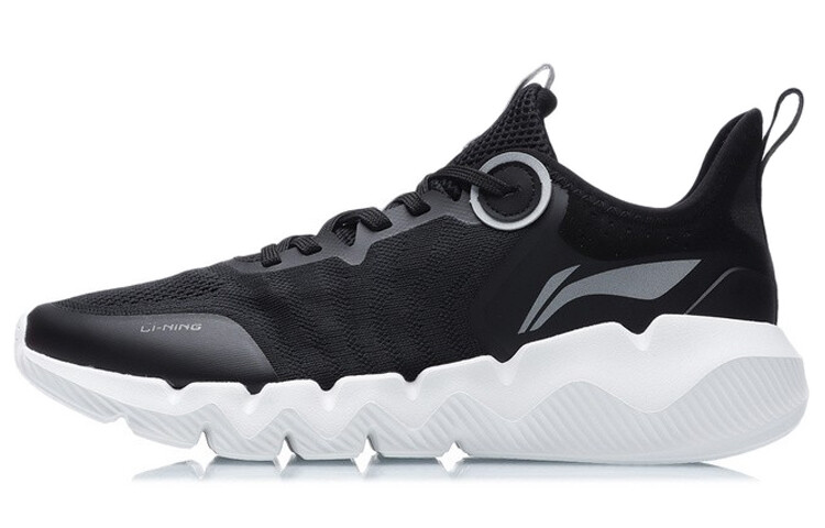 

LINING LN Flex Lifestyle Shoes Men Low-top Black/white