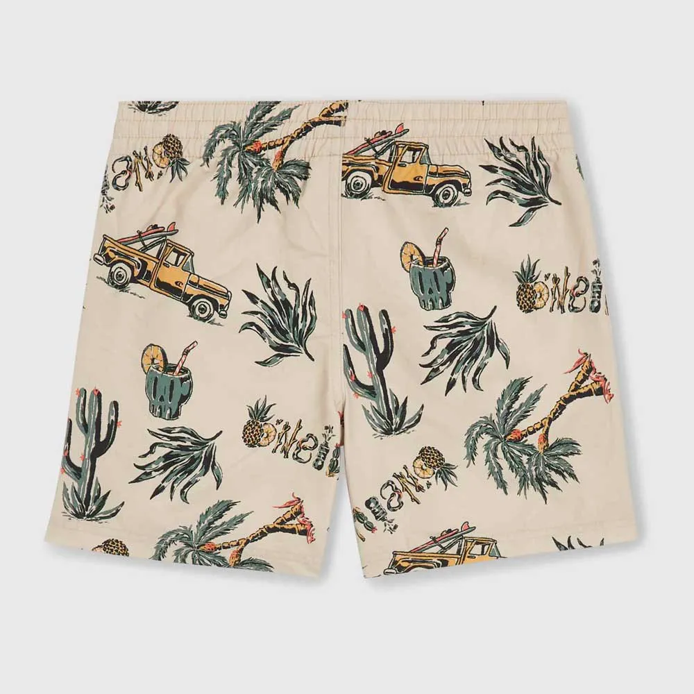 Шорты для плавания OВґneill Mix&Match Cali Print 13В'', бежевый — фото 4