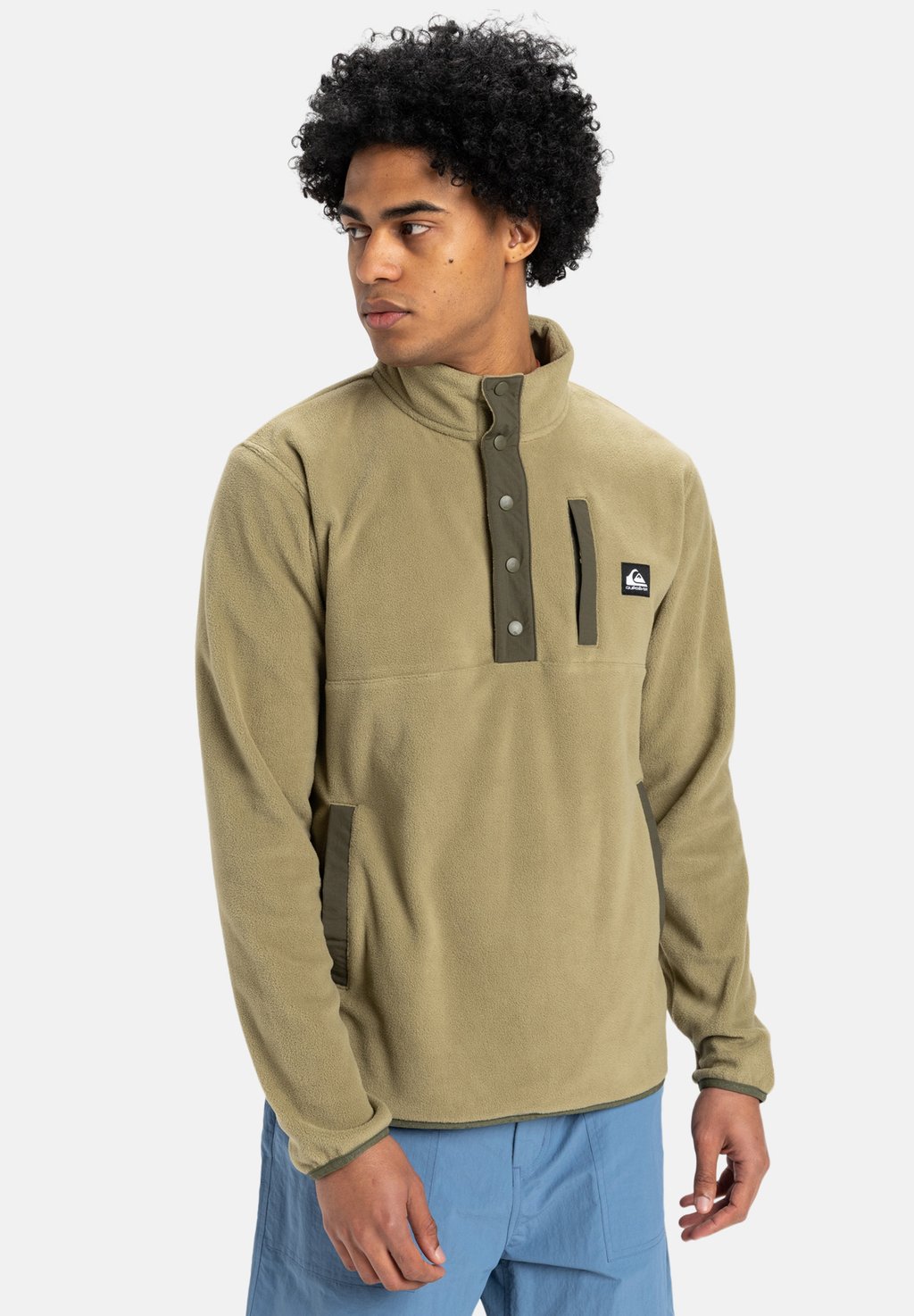 

Флисовый джемпер NO DESTINATION Quiksilver, хаки