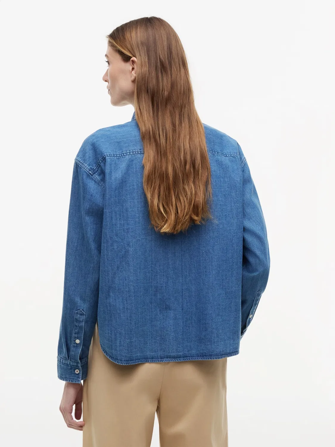 Блузка Tommy Hilfiger, Blue Denim — фото 4