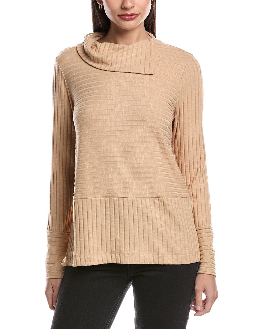 

Michael Stars Sigourney Свободный крой топ с капюшоном, бежевый