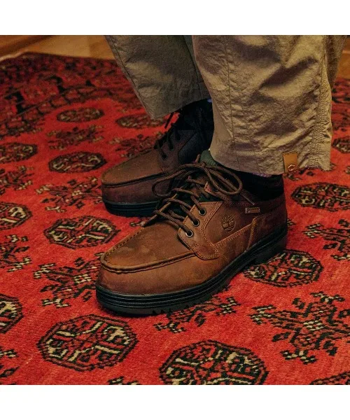 Ботинки Timberland Heritage GTX Mock Toe Mid коричневые — фото 2