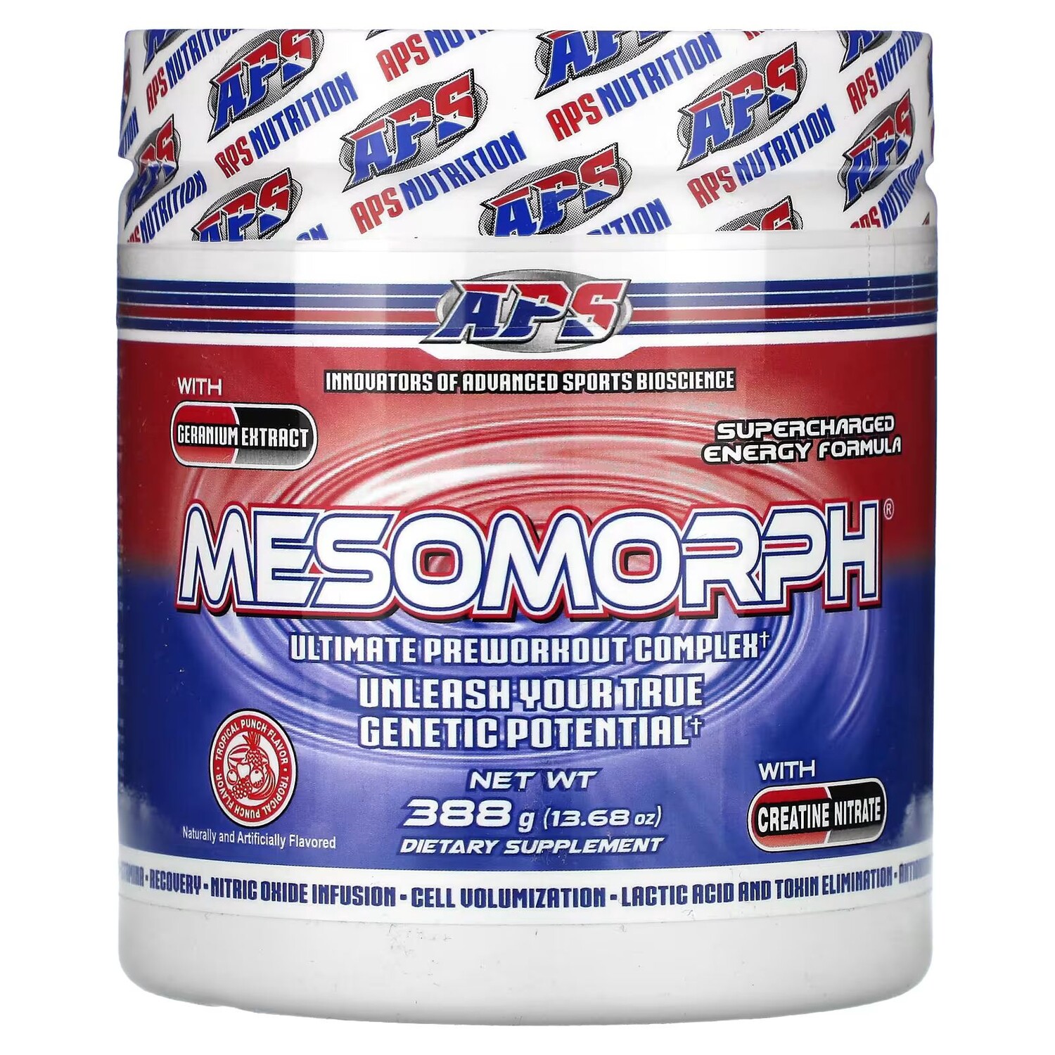 

Mesomorph, Тропический пунш, 13,68 унции (388 г) Aps