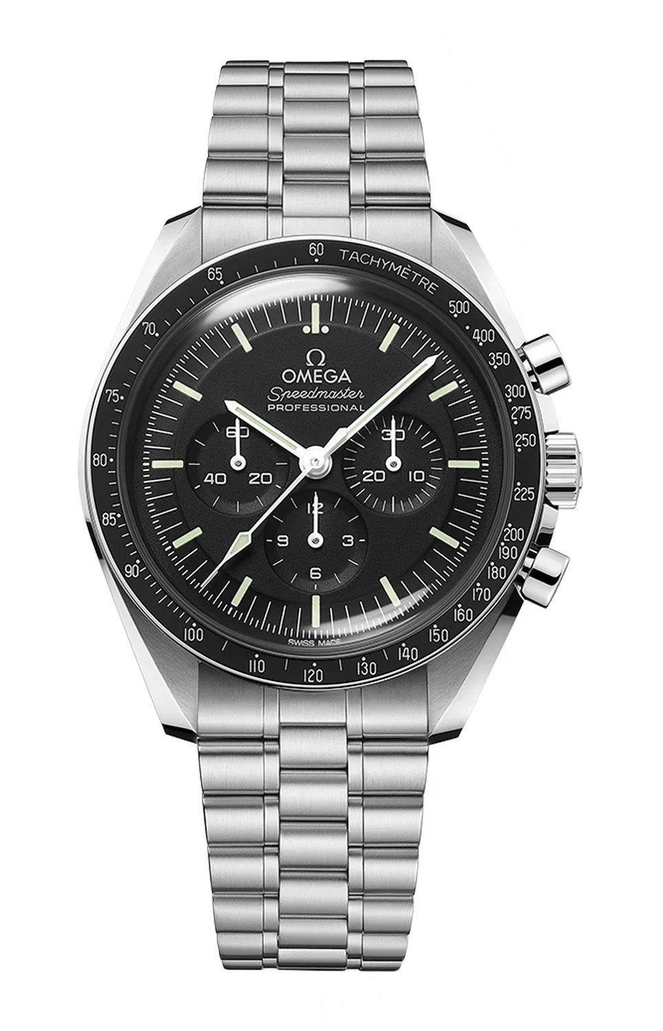 СПИДМАСТЕР МУНВОТЧ ПРОФЕССИОНАЛ CO-AXIAL MASTER CHRONOMETER ХРОНОГРАФ 42 ММ - 310.30.42.50.01.001 OMEGA, черный