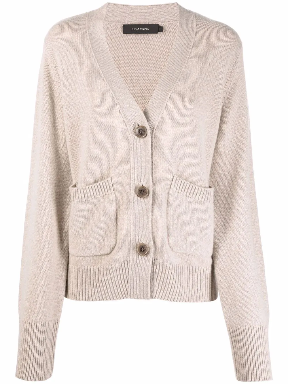 

Кардиган на пуговицах Lisa Yang, нейтральный