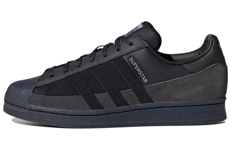 

Кроссовки Adidas Superstar Smooth Leather and Suede, черный