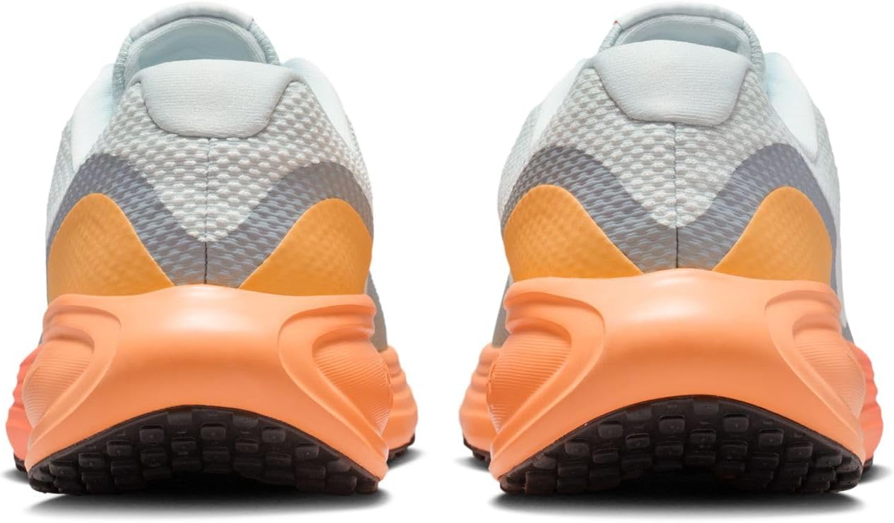 Мужские кроссовки для бега по шоссе Nike Revolution 8, белый/серый/белый — фото 2