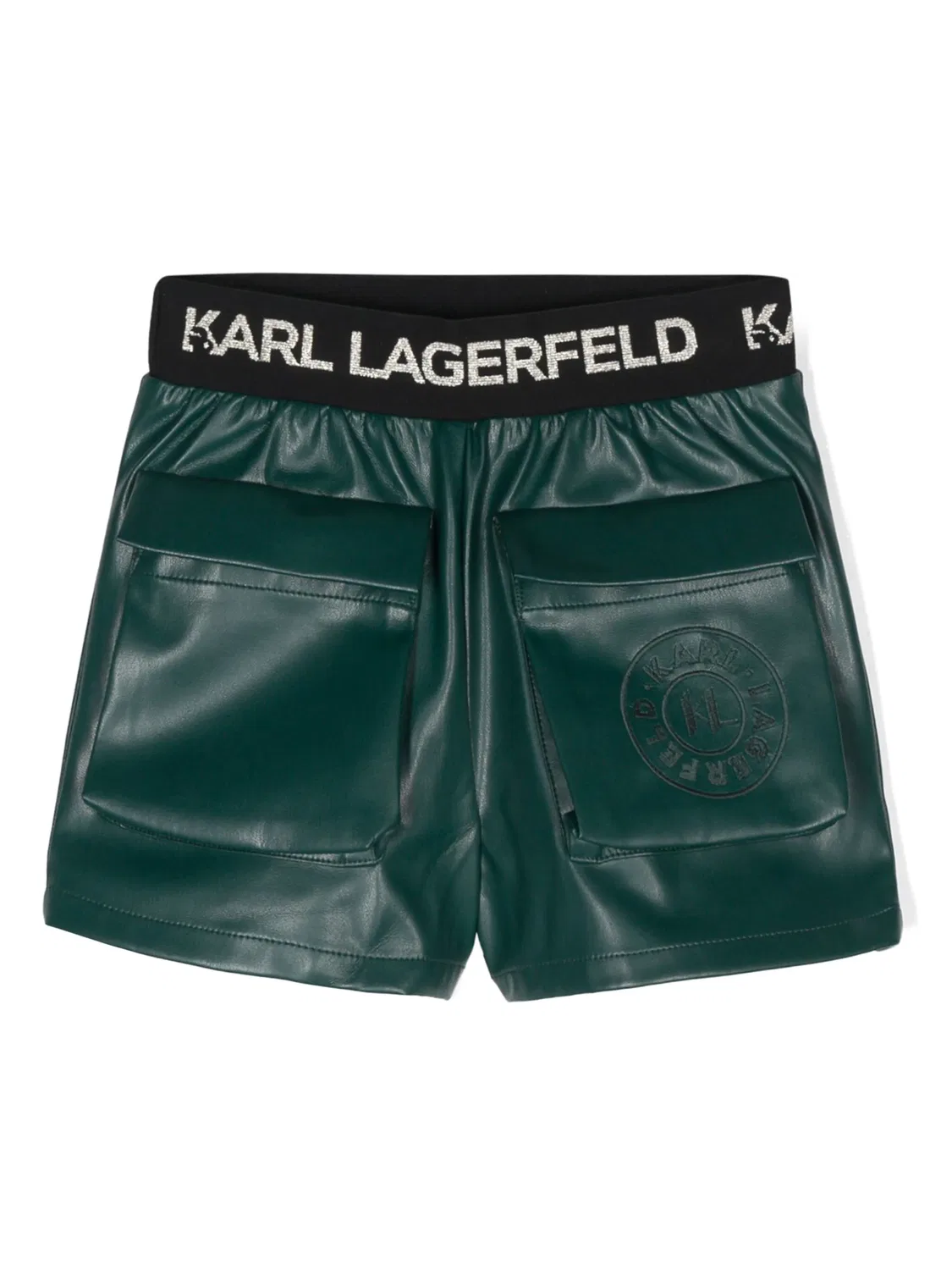 Шорты с логотипом Karl Lagerfeld, зеленый