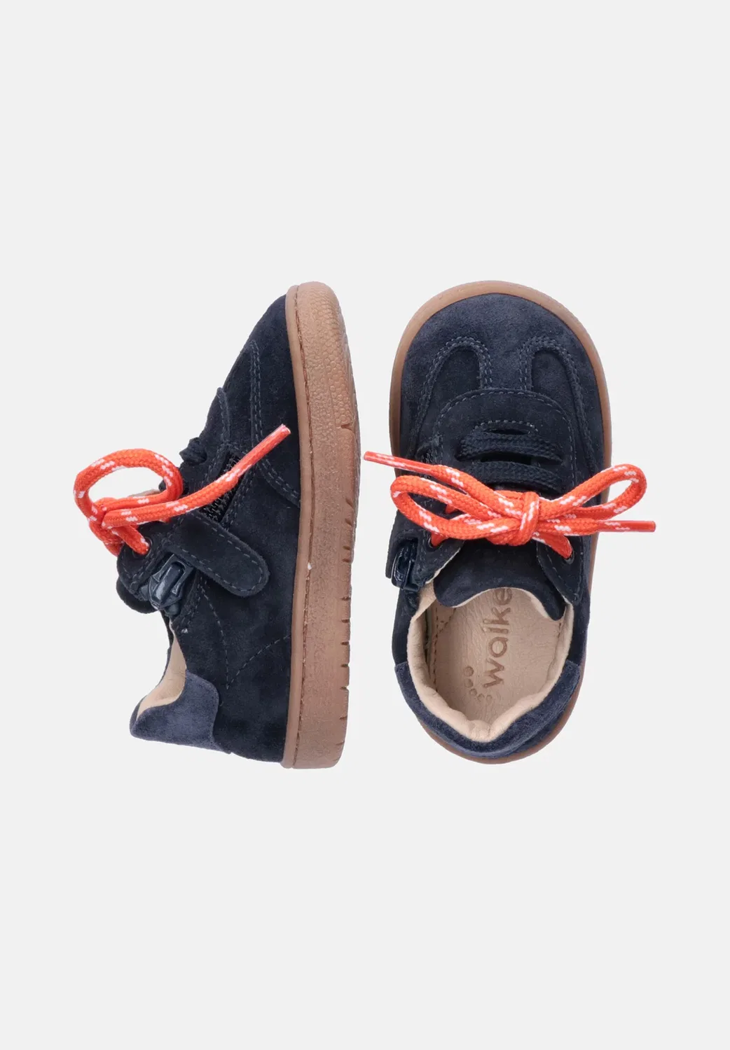Кроссовки da bambino con lacci colorati - детская обувь Walkey, Blu — фото 4