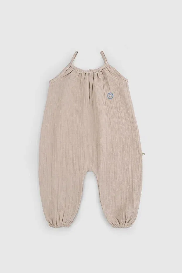 Детский комбинезон хлопковый Little Gusto, Beige