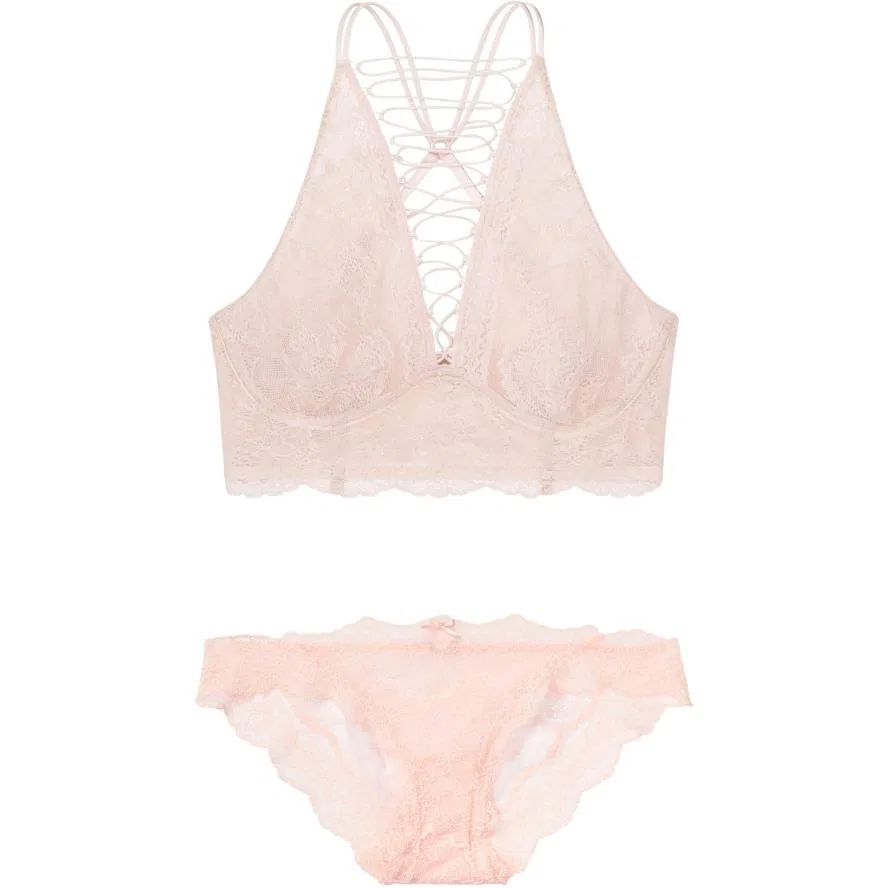 Женский комплект нижнего белья Victoria's Secret, Light Pink