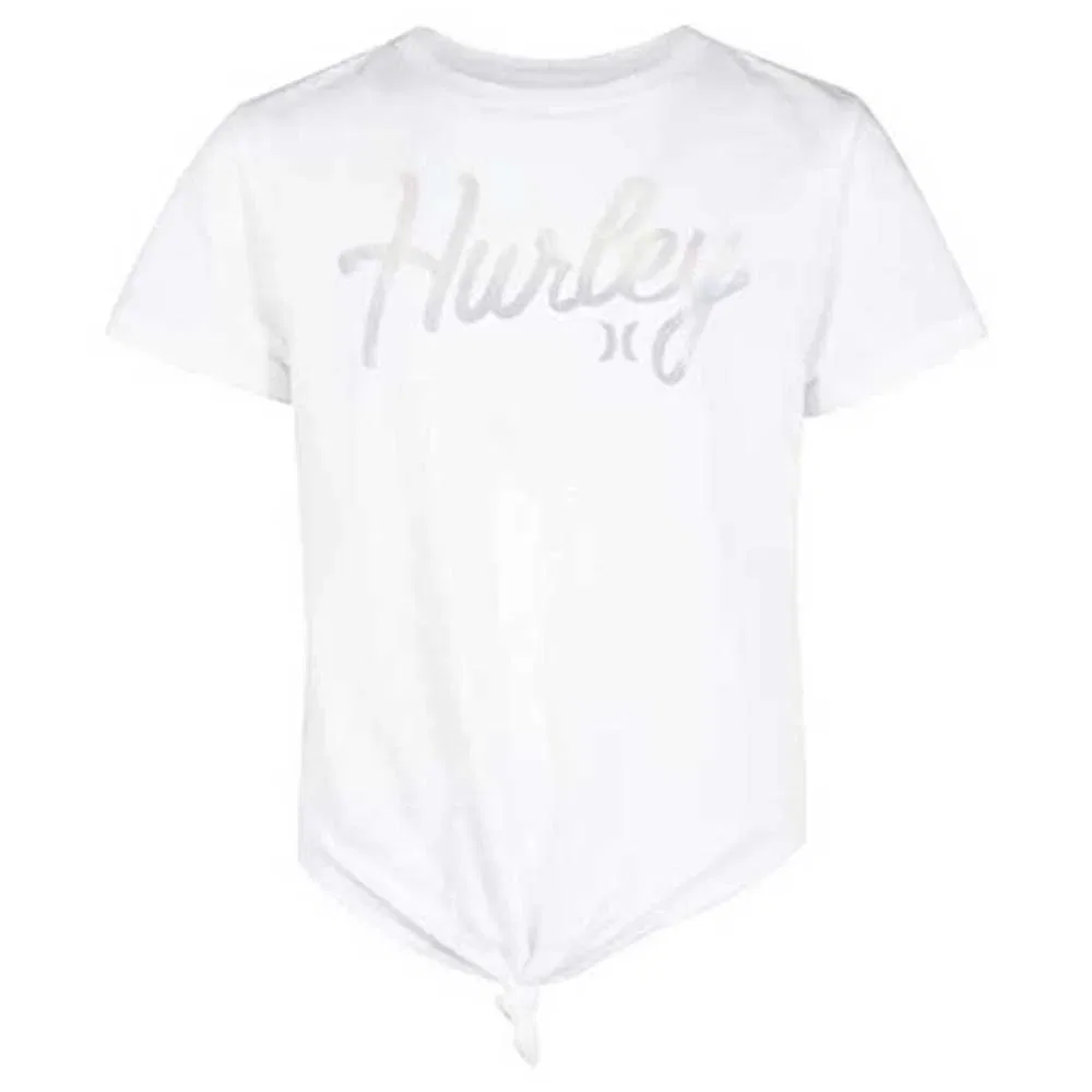 Детская футболка с укороченным кроем Knotted Boxy Hurley, White