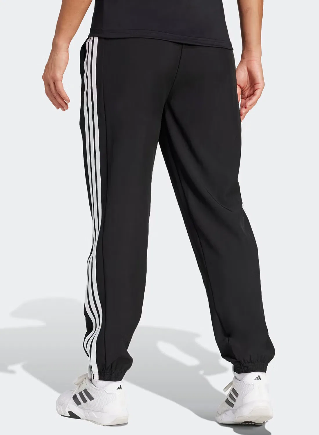 Брюки спортивные с зауженным кроем We 3s woven pt Adidas, черный — фото 2