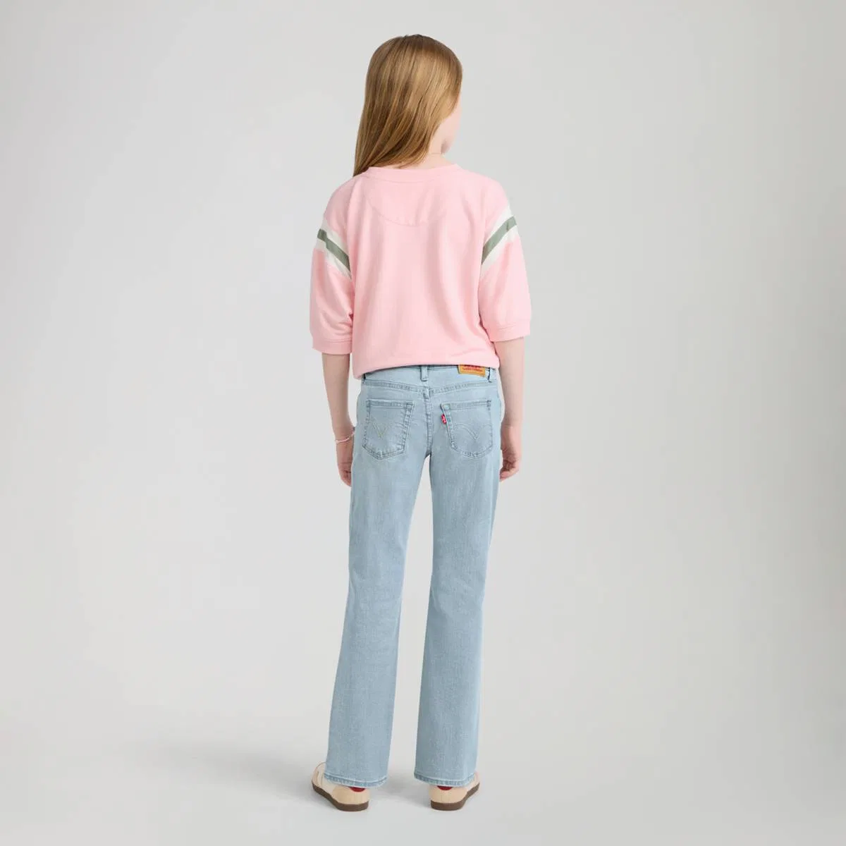 Классические джинсы-клеш для девочек 7-16 лет Levi's, After Glow - Light Wash — фото 3