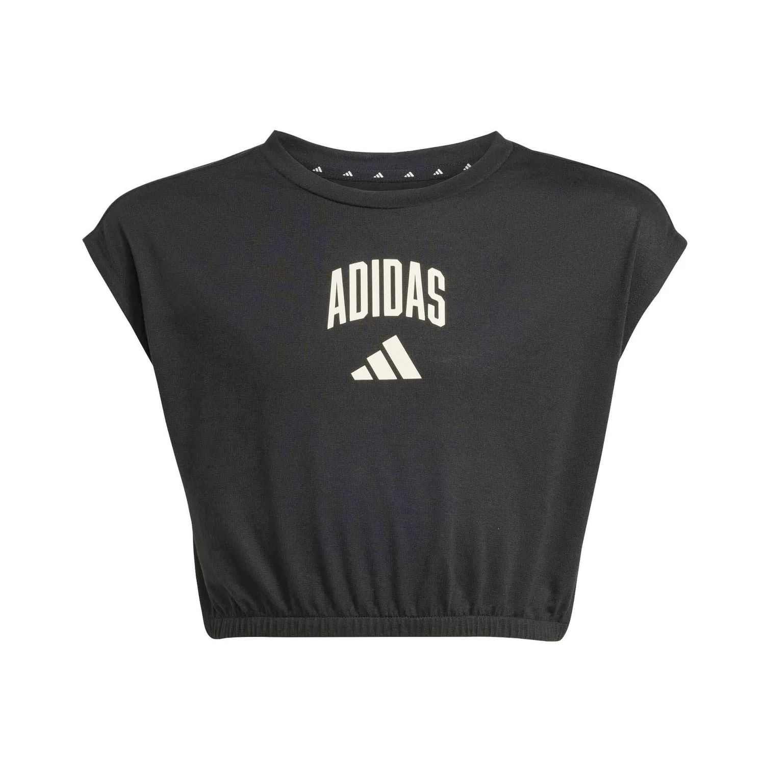 Детская футболка с коротким рукавом Adidas Sport Jg Clgt T-Shirt, Цвет: Black/Ow