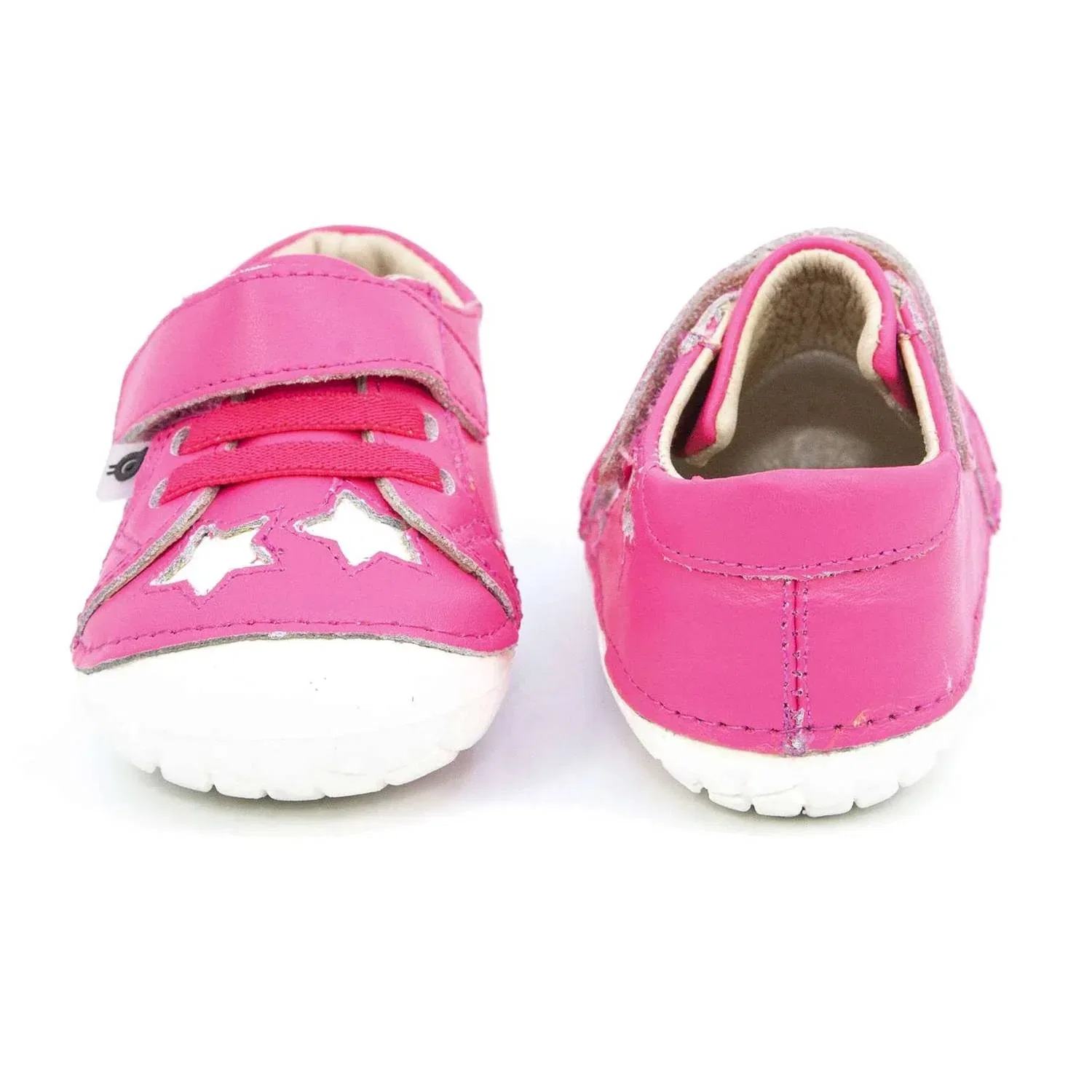 Детские кроссовки для девочек на шнурках Starey Pave Old Soles, Neon Pink — фото 3