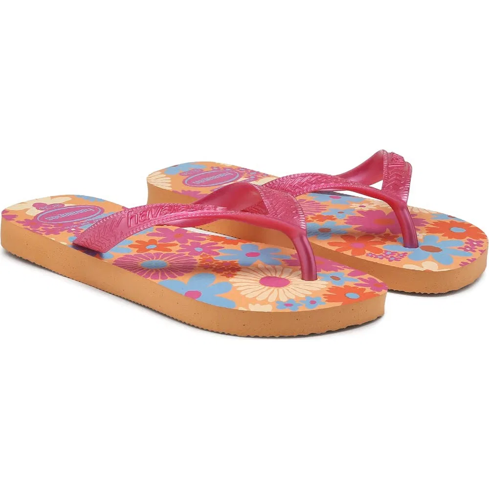 Детские сандалии-шлепанцы Flores для малышей Havaianas, Peach