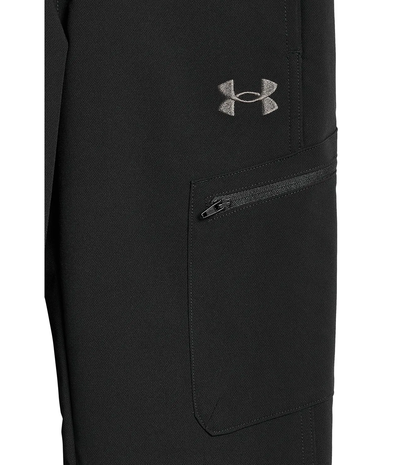 Брюки карго из твила ODE Twill (для больших детей) Under Armour Kids, Black — фото 3