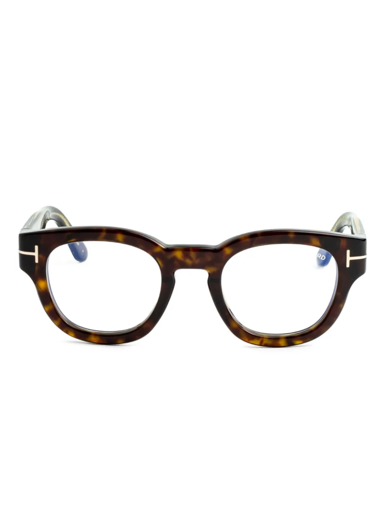 

TOM FORD Eyewear square-frame очки, коричневый