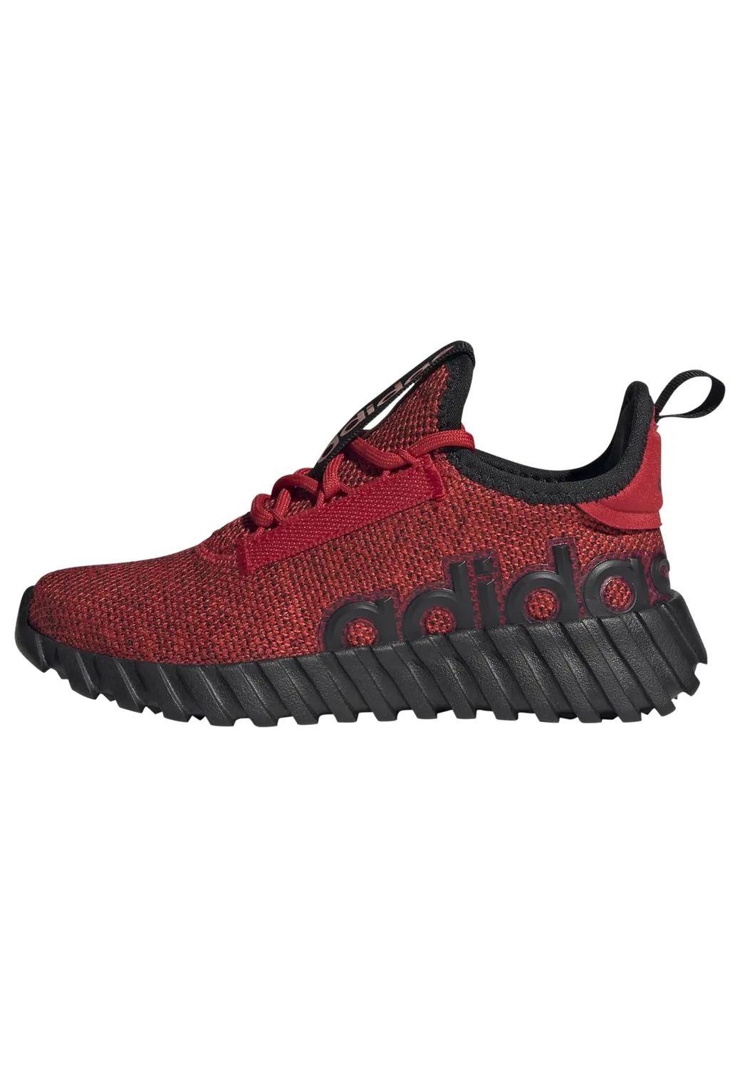 Детские кроссовки с текстурным верхом Kaptir 3.0 Adidas, Better Scarlet Black Black
