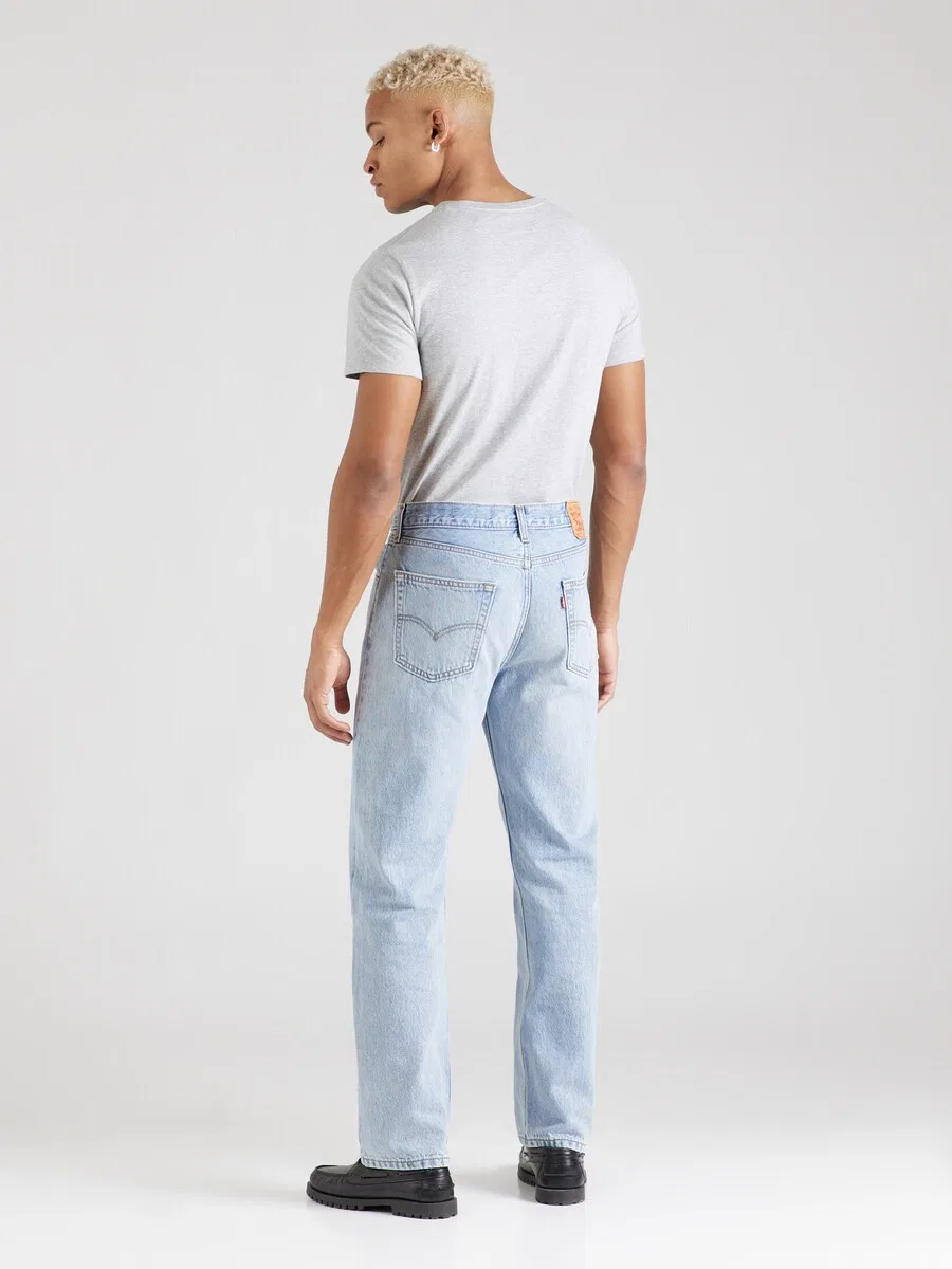 Джинсы LEVI'S свободного кроя, синего и индиго цвета — фото 4