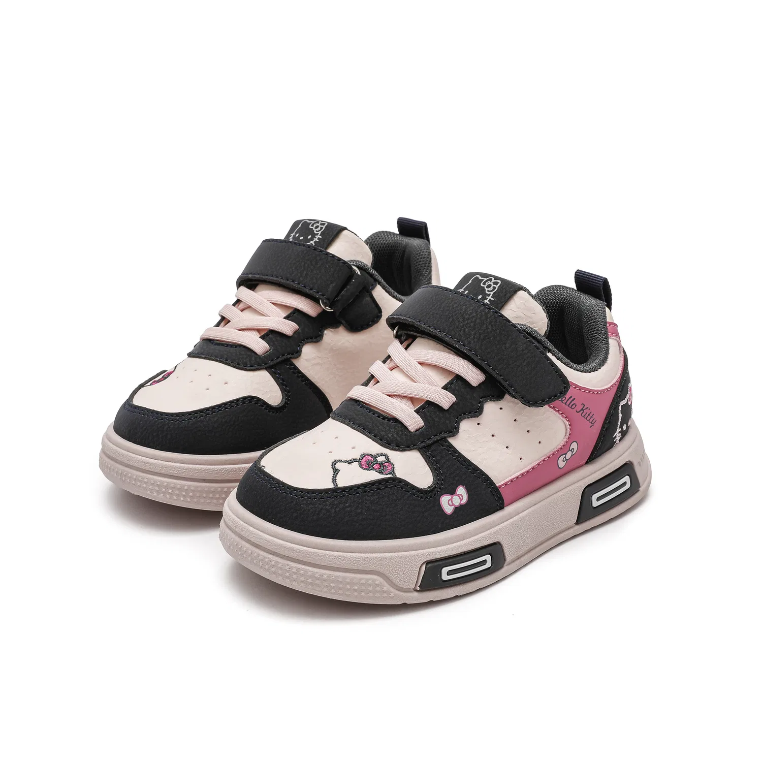 Детские повседневные кроссовки с синтетической кожей, Hello Kitty Sanrio, Pink/Blue — фото 3