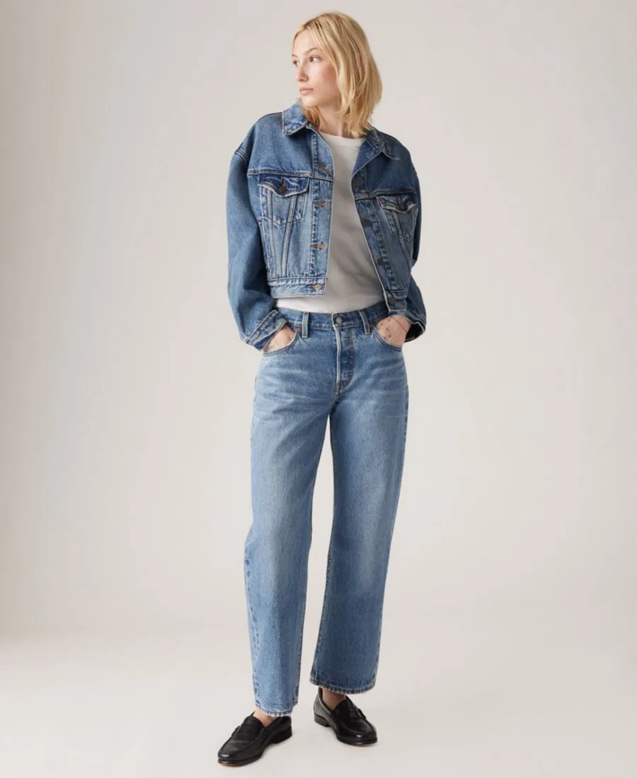 Джинсы прямого кроя Premium 501 90's Ankle Mid-Rise Straight-Fit Levi's, Sweetest Taboo — фото 2