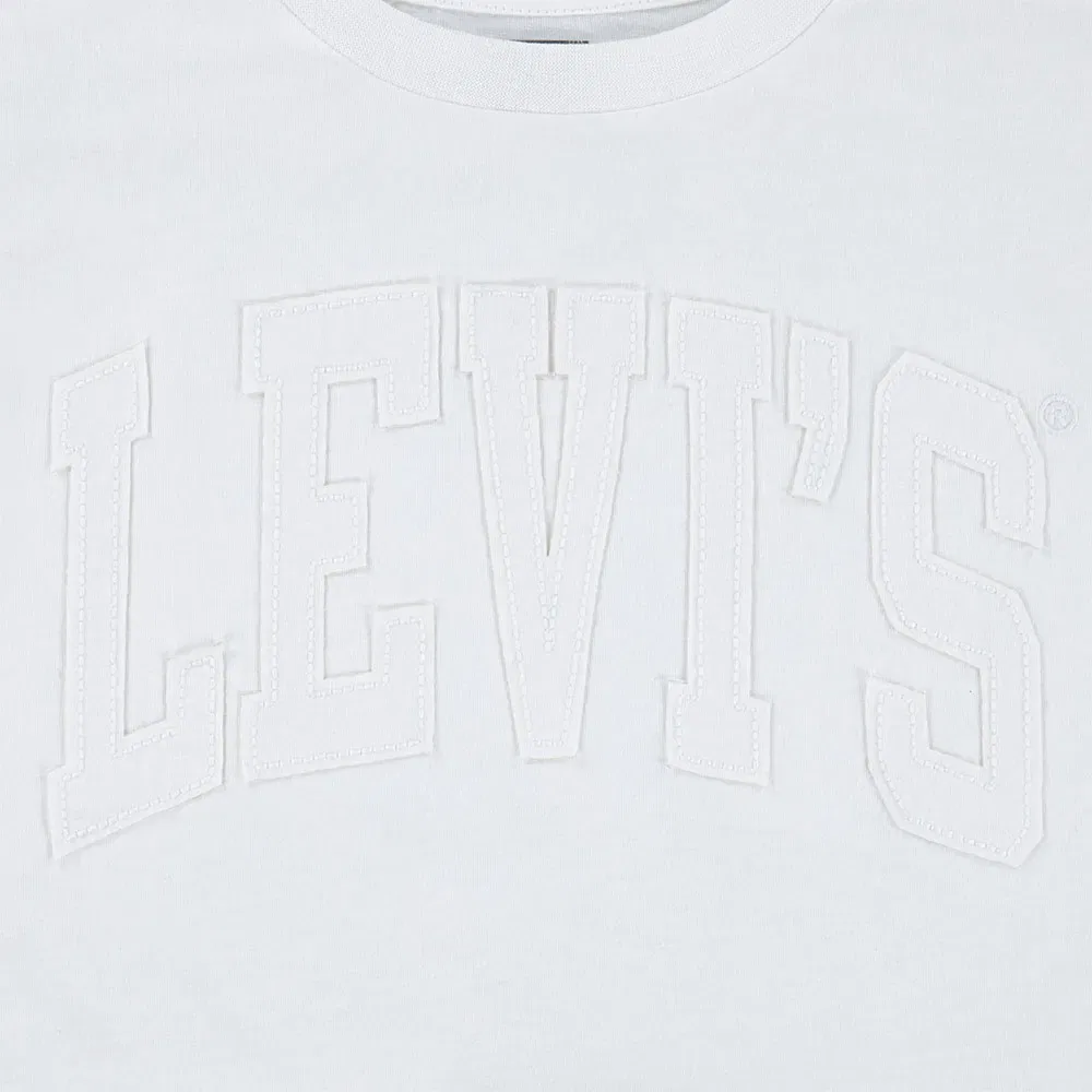 Детская футболка с длинным рукавом Dolman Meet And Greet Levi's, White — фото 3