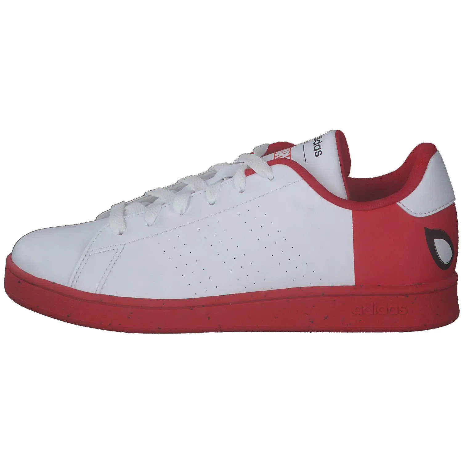 Детские кроссовки с липучками Advantage Spiderman K Adidas, Ftwr White Ftwr White Better Scarlet — фото 2
