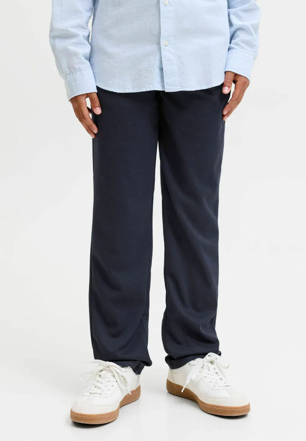 Брюки чинос, брюки чинос для мальчиков - чиносы Jack & Jones Junior, Sky Captain — фото 2