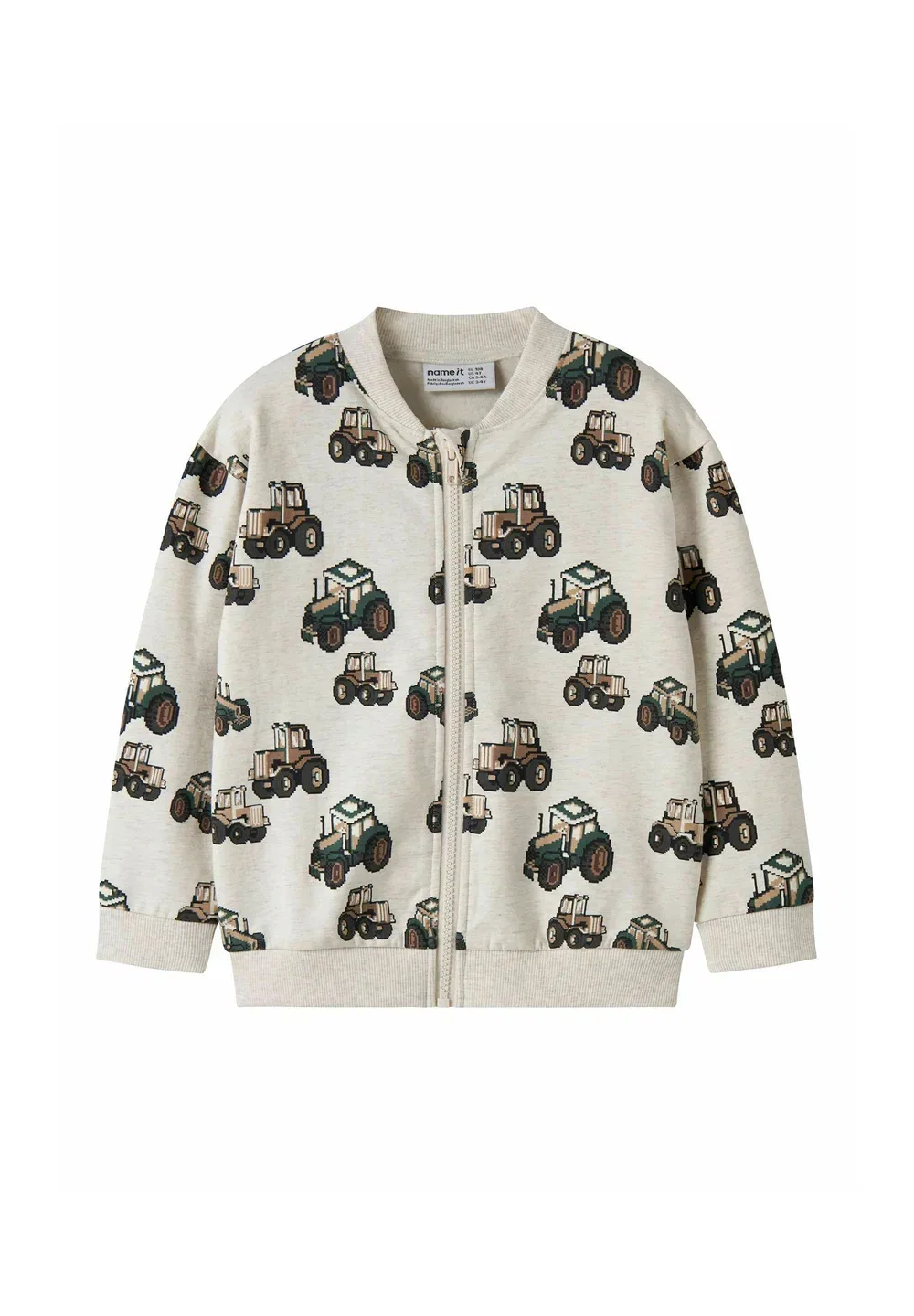 Кардиган-Свитшот - толстовка на молнии Name It, Peyote Melange