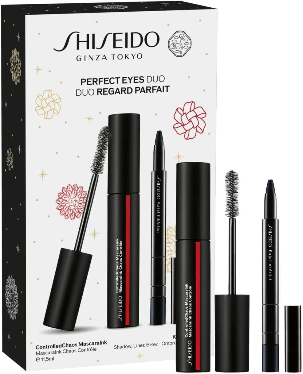 Набор для макияжа Shiseido Ginza Tokyo, тушь и каял, черный