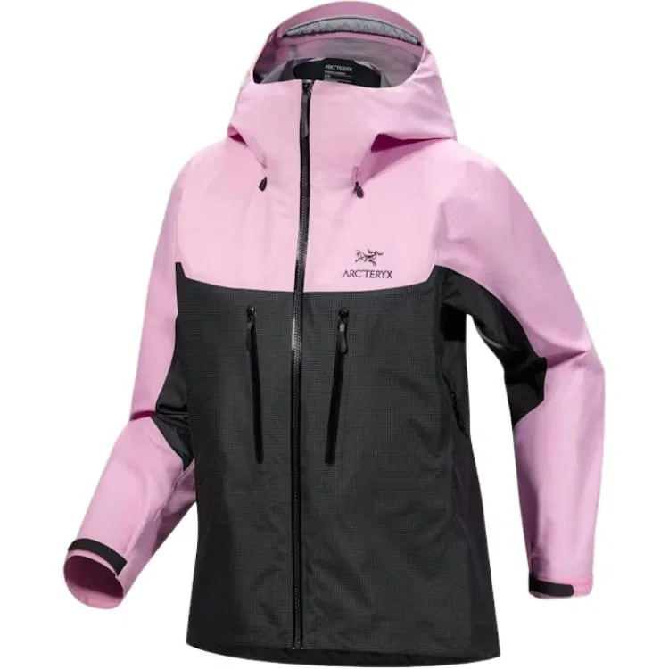 Женская ветровка для скалолазания Alpha Arcteryx, Tide Pink/Black/Pineberry/Black