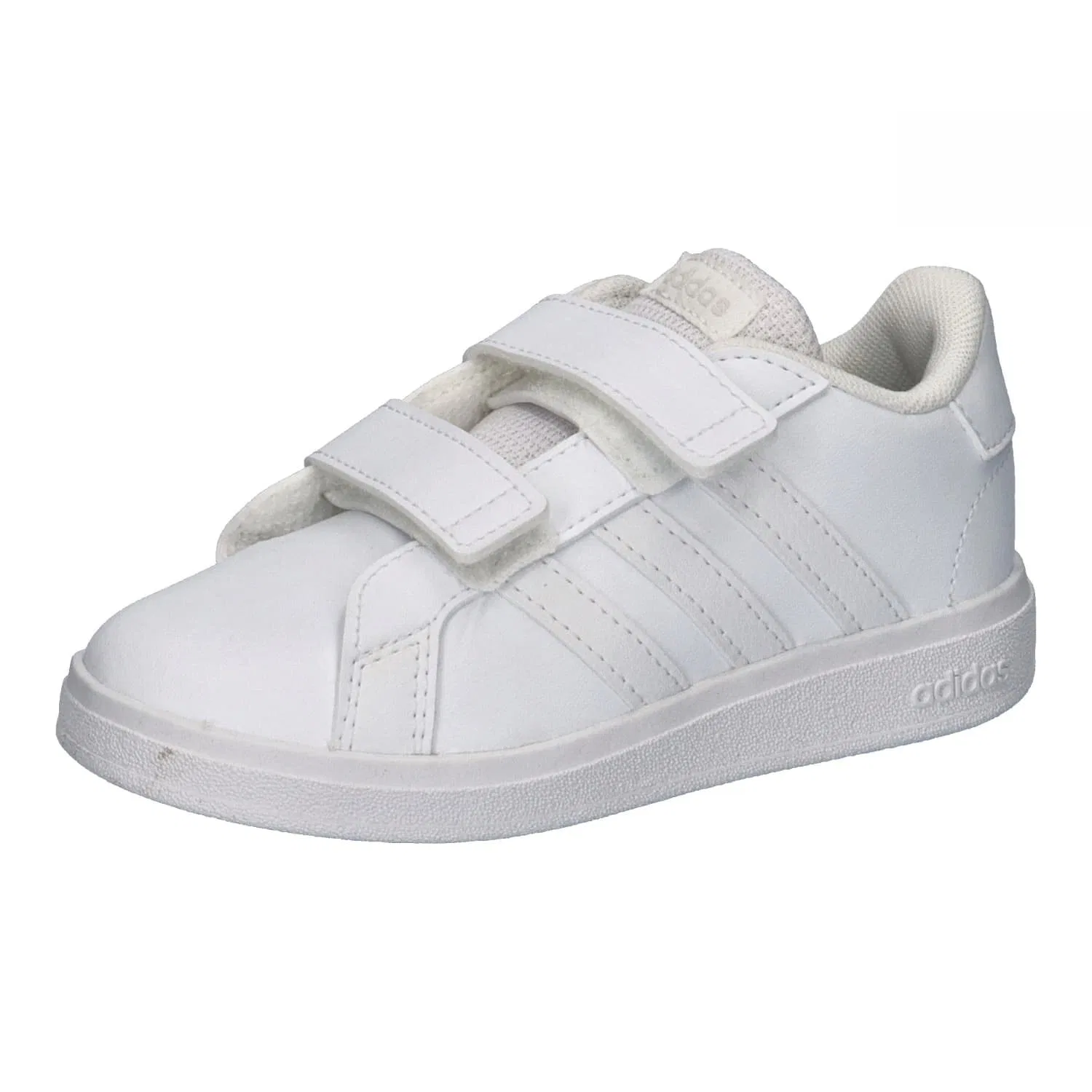 Детские кроссовки на липучке Grand Court 2.0 Cf I Adidas, Ftwr White Ftwr White Grey One