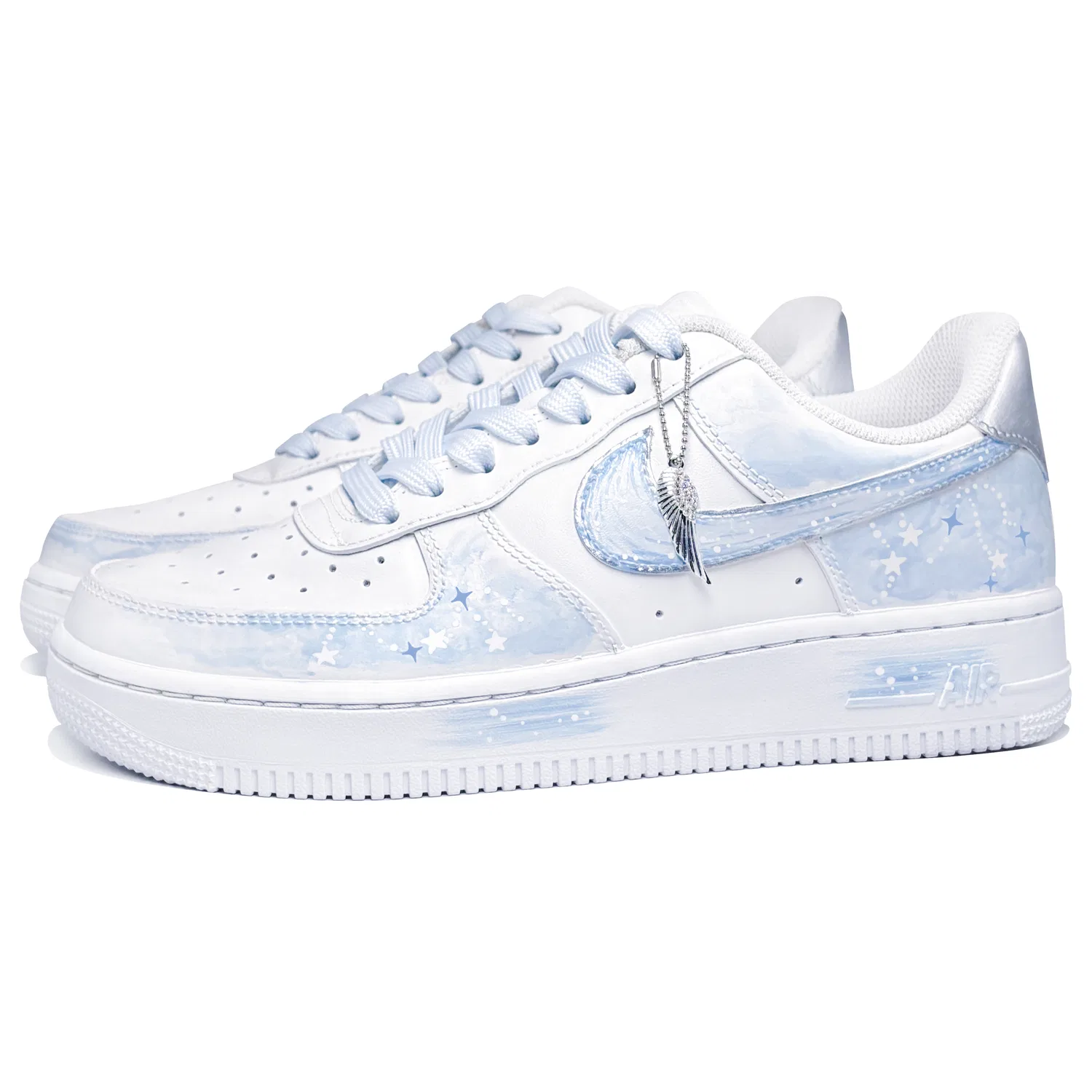 Мужское/Женское/Детское? Nike, White Blue, Embrace Galaxy — фото 4