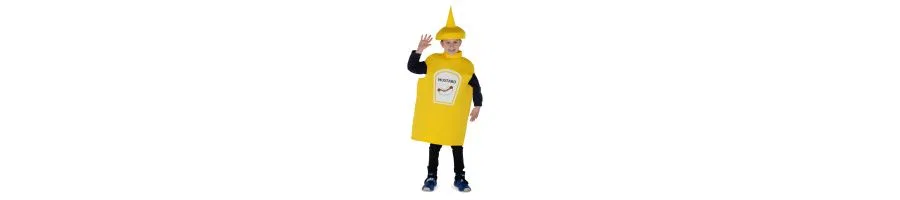 Костюм-туника с шляпой-бутылкой горчицы Dress Up America, Yellow — фото 3