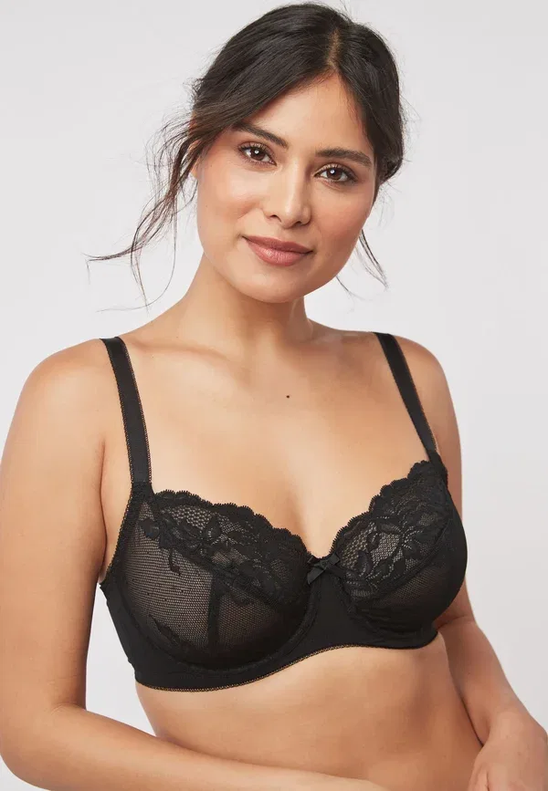 Набор бюстгальтеров балконет из кружева 2 Pack Non Pad - Balconette Bra Next Black, черный