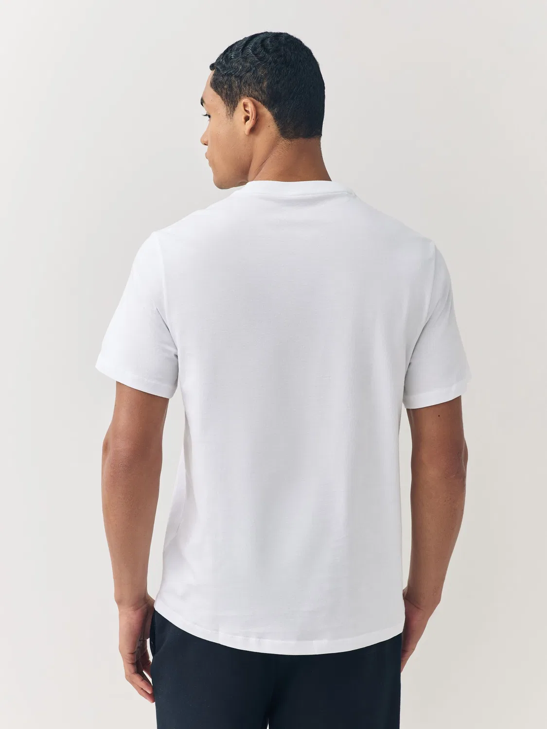 Футболка с принтом крокодила Lacoste, белая — фото 3