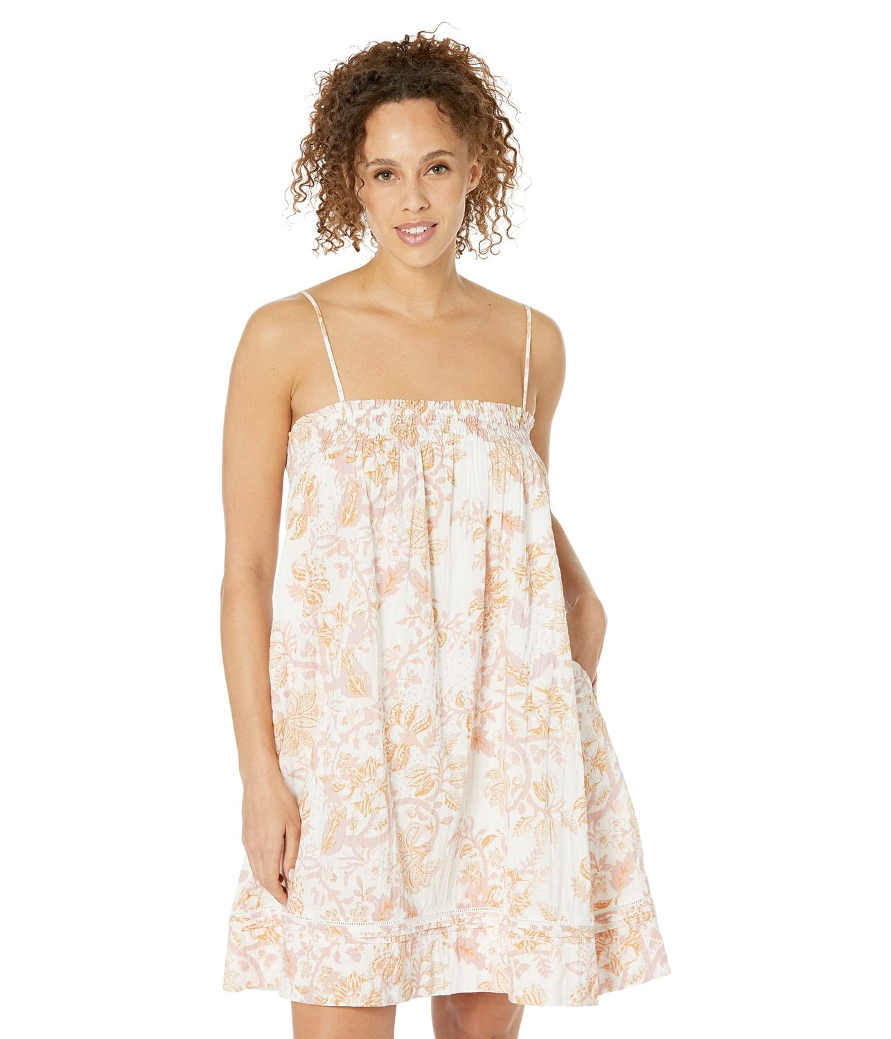 

Платье Lucky Brand, Printed Mini Smocked Dress